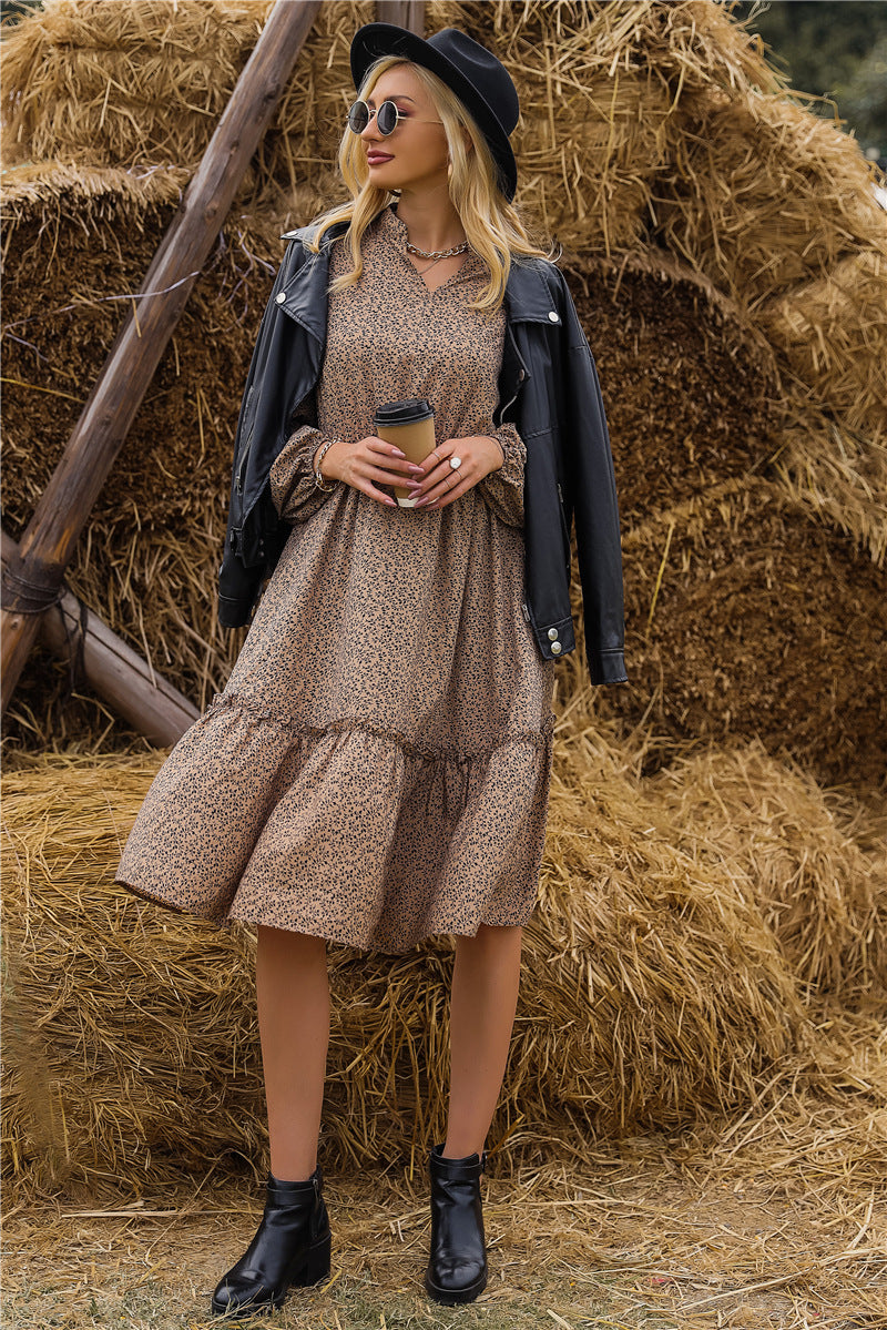 Elena - Langärmeliges Boho-Kleid