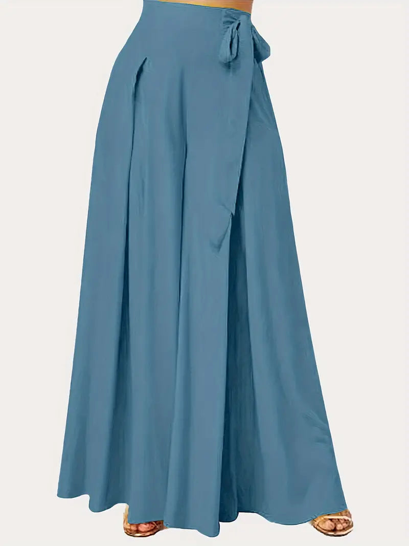 Hilma | Mühelos schicke Hose mit Bindeband und weitem Bein