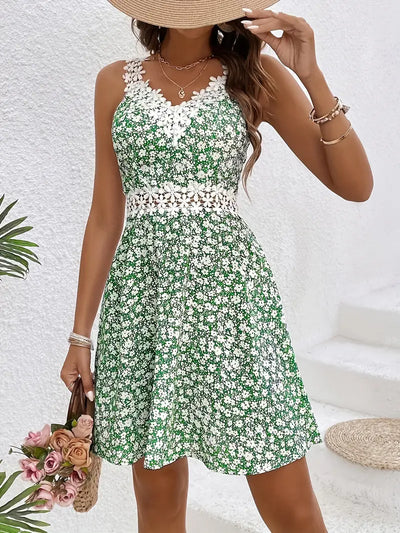 Nayline – Bezauberndes Spitzenkleid mit Blumenmuster