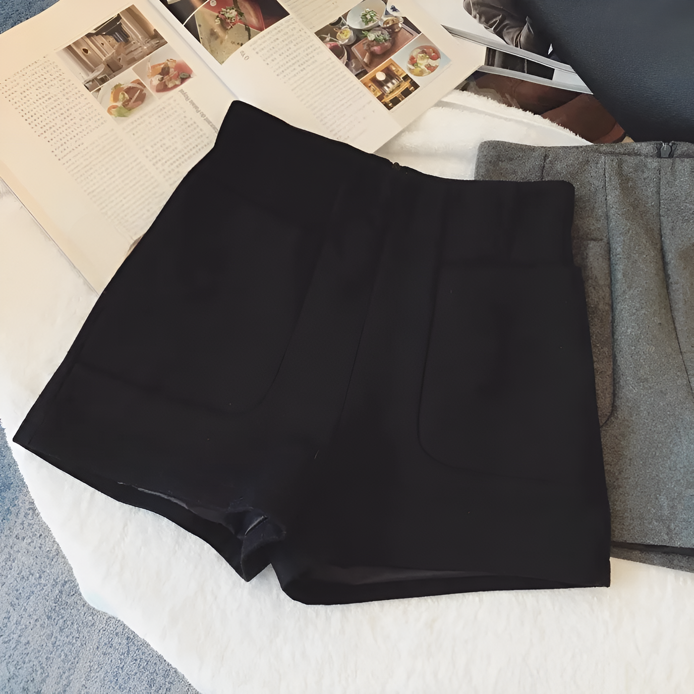 Faustina | Wollene Shorts mit schickem Stil
