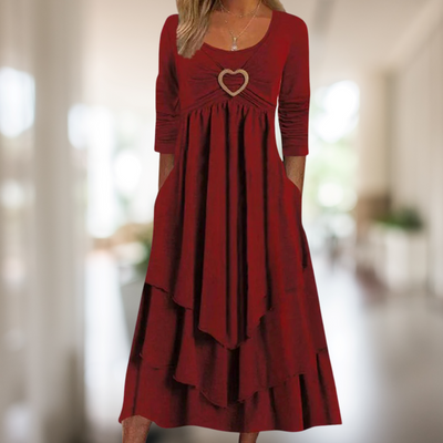 Areba - Entspanntes langes Kleid