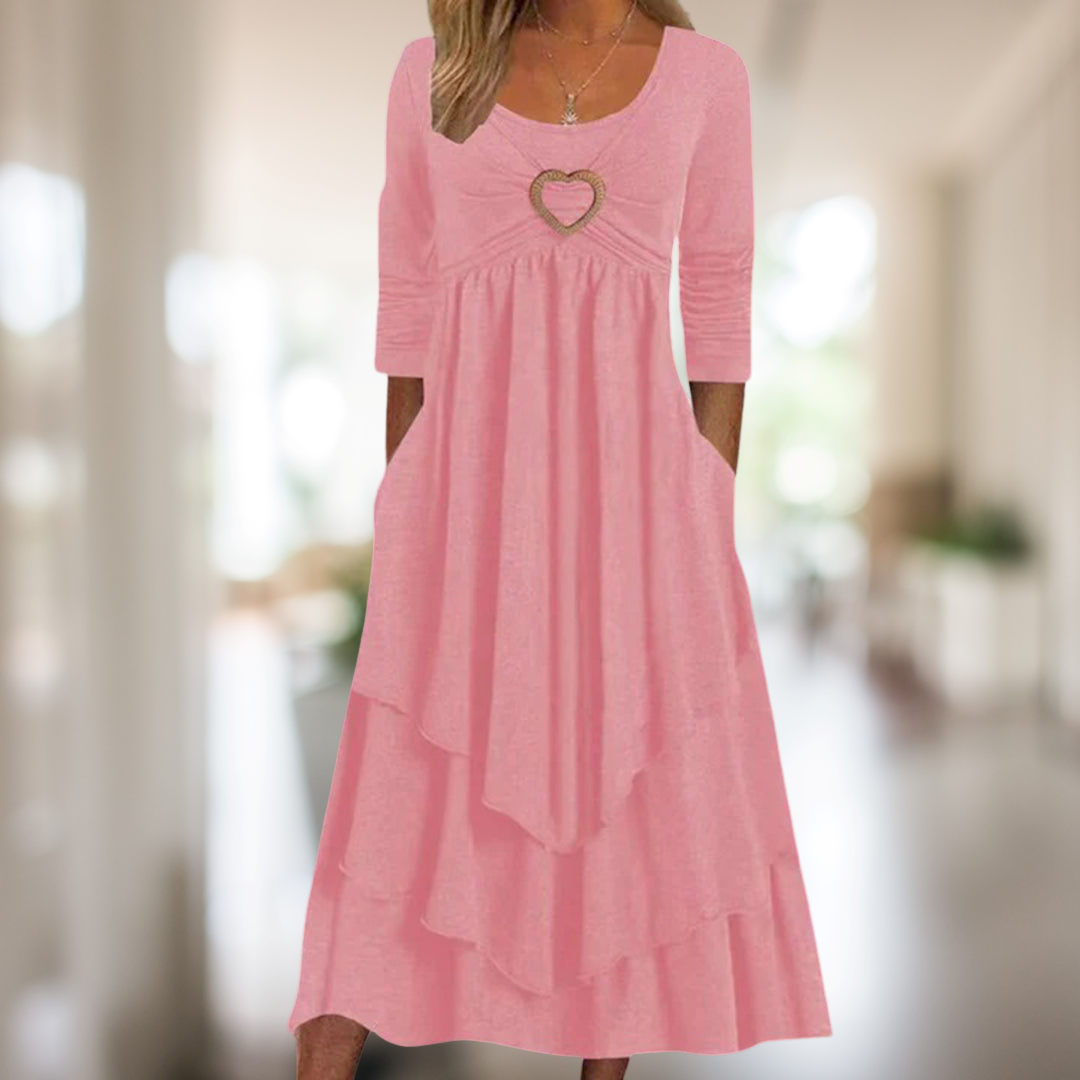 Areba - Entspanntes langes Kleid