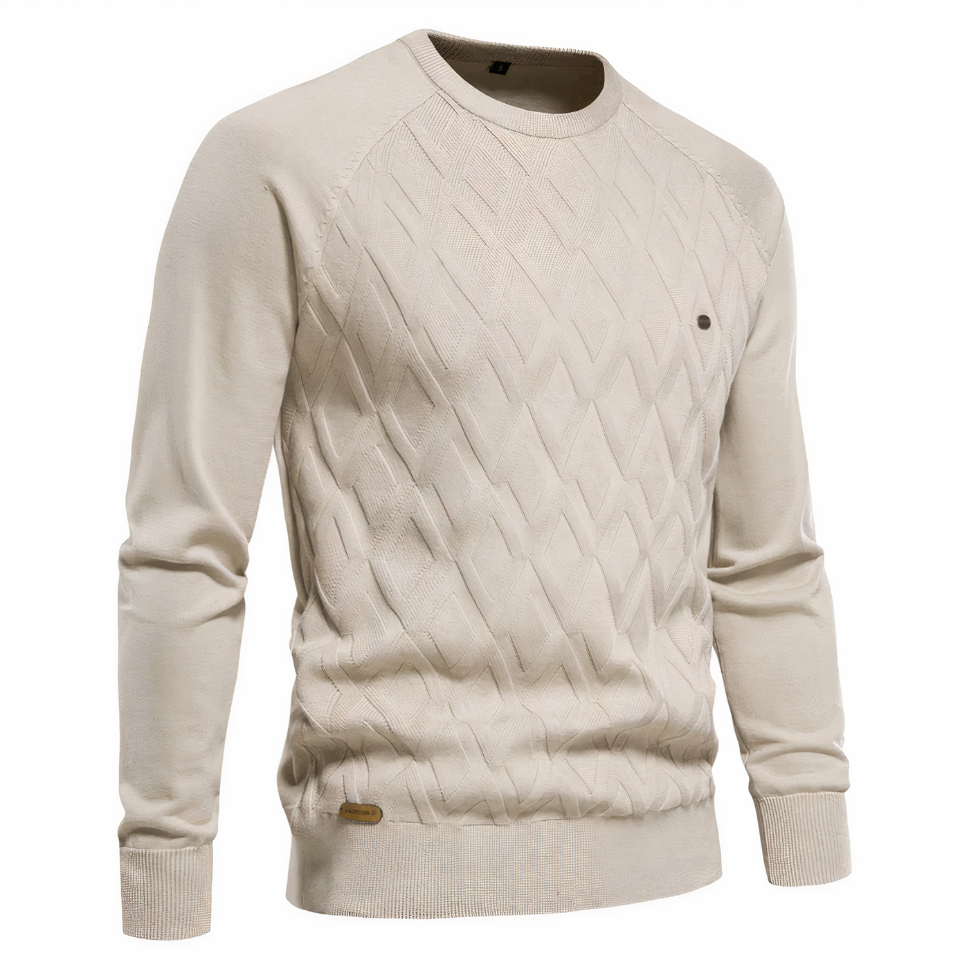 Herren-Strickpullover mit Rautenmuster - Adam
