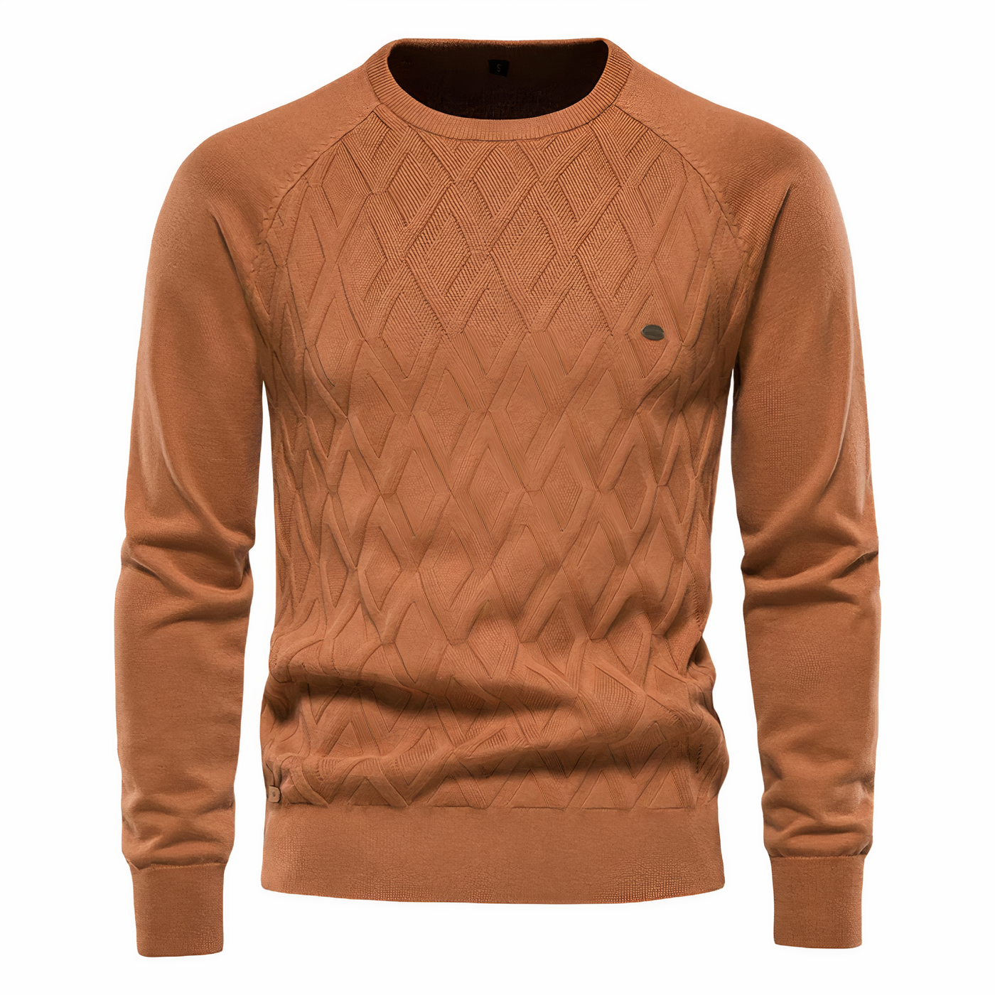 Herren-Strickpullover mit Rautenmuster - Adam