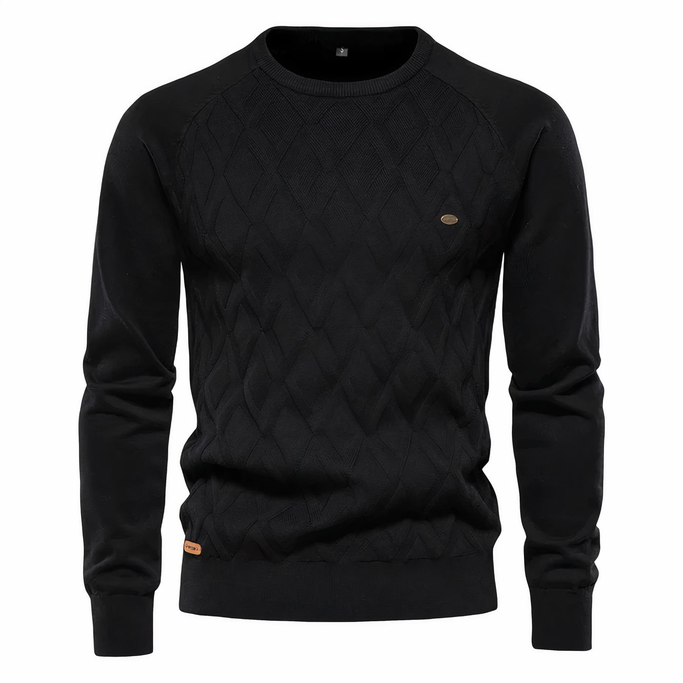 Herren-Strickpullover mit Rautenmuster - Adam