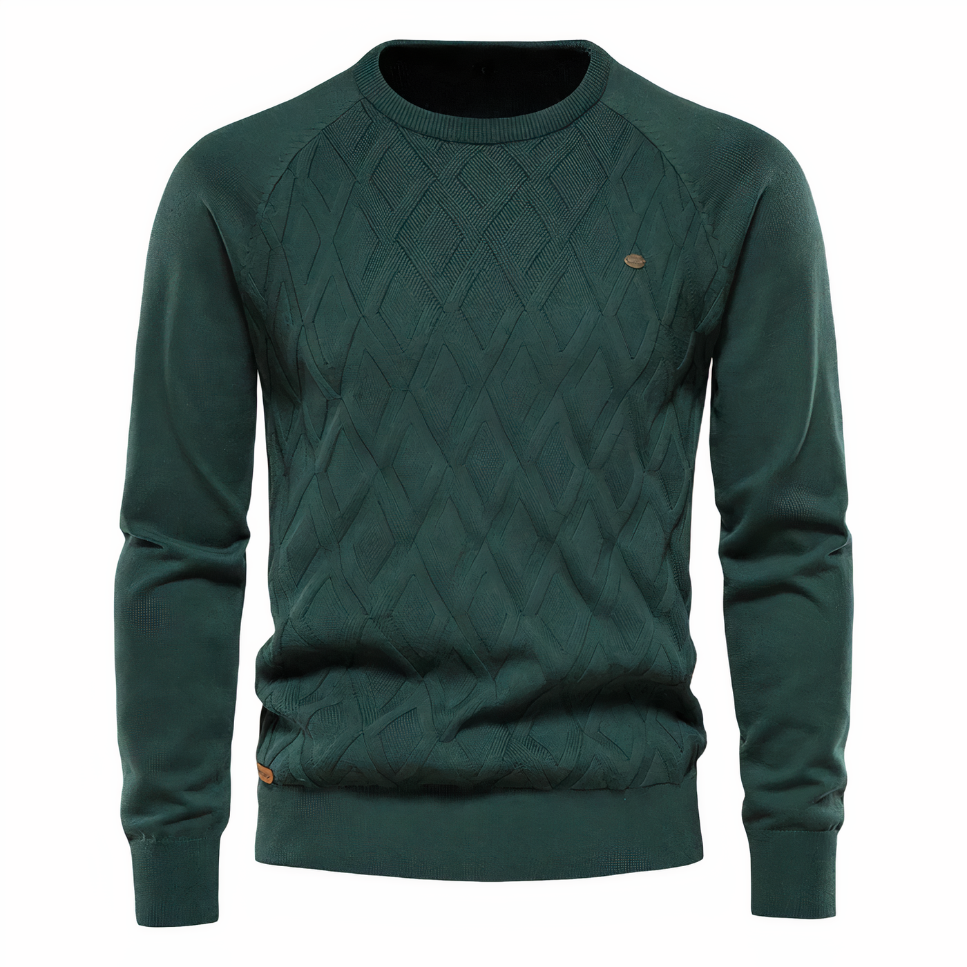 Herren-Strickpullover mit Rautenmuster - Adam