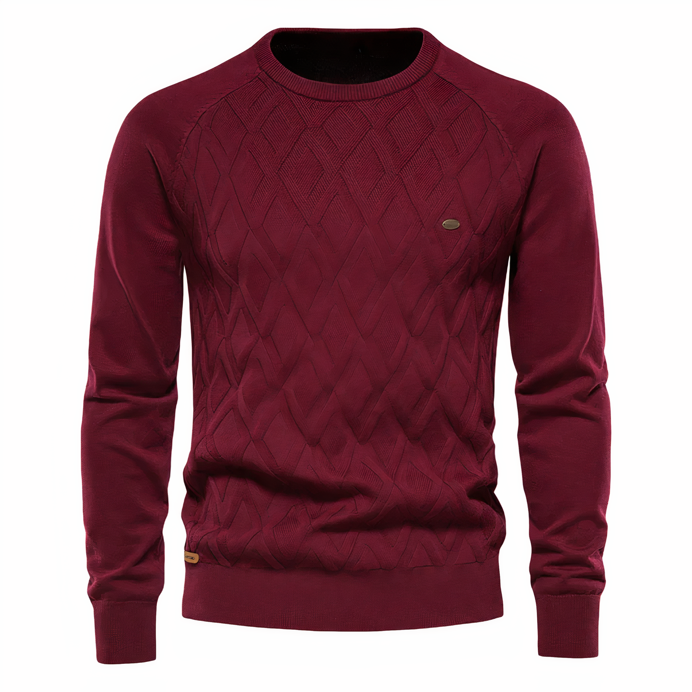 Herren-Strickpullover mit Rautenmuster - Adam