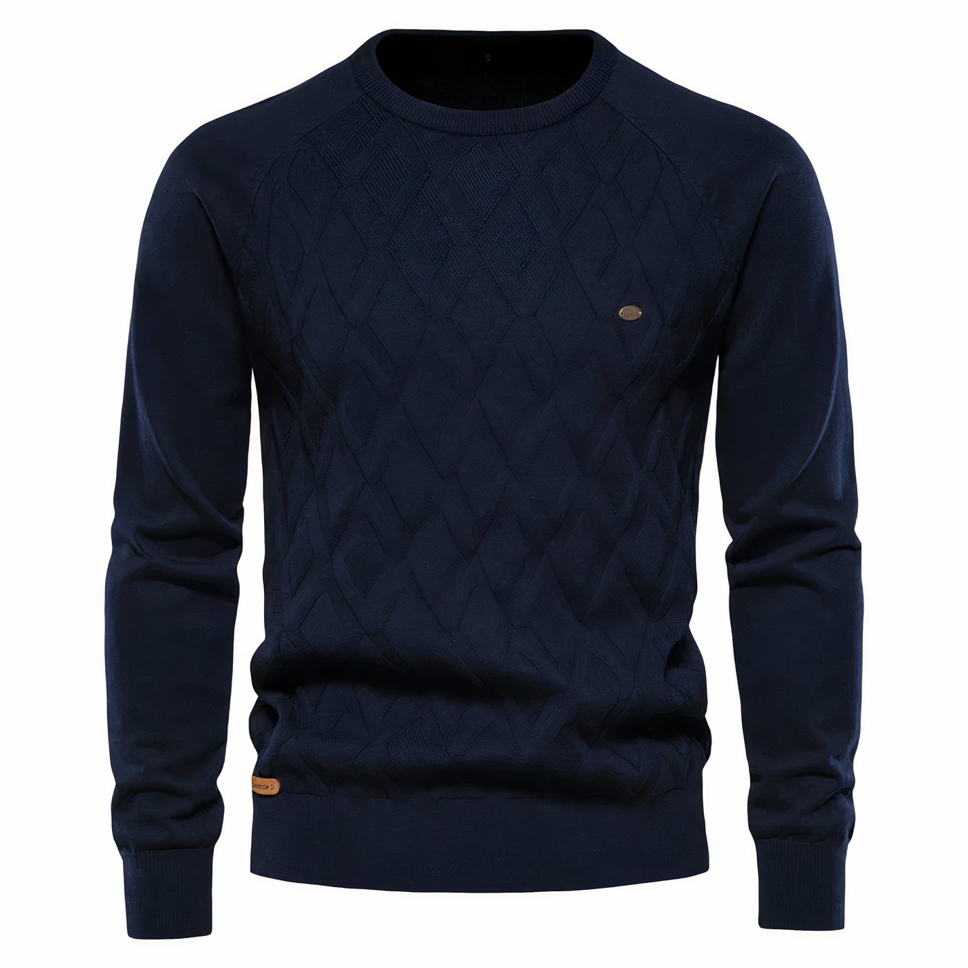 Herren-Strickpullover mit Rautenmuster - Adam