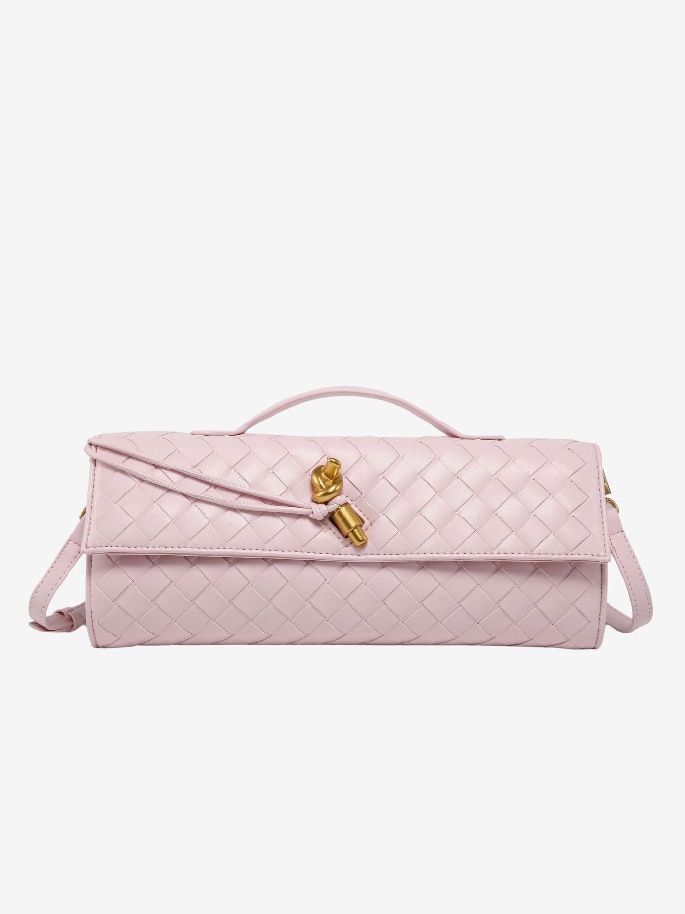 Camila Luxe Slim Clutch Aus Veganem Leder Mit Abnehmbarem Schultergurt, Elegante Handtasche