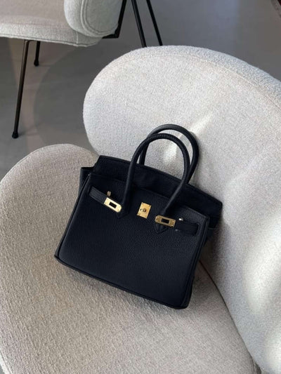 Colette Strukturierte Petite Lock Tasche Aus Premium Veganleder Mit Abnehmbarem Schulterriemen
