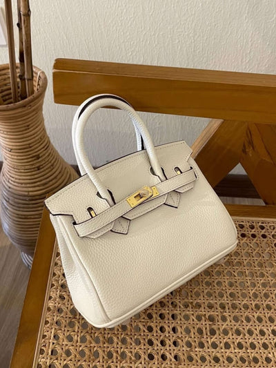 Colette Strukturierte Petite Lock Tasche Aus Premium Veganleder Mit Abnehmbarem Schulterriemen