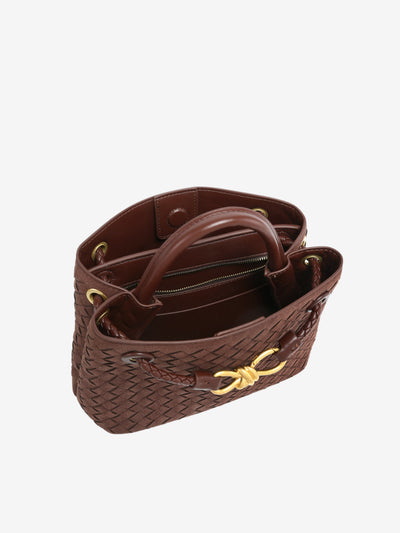 Malia | Kompakte Texturierte Woven Crossbody Tasche Aus Veganem Wildleder