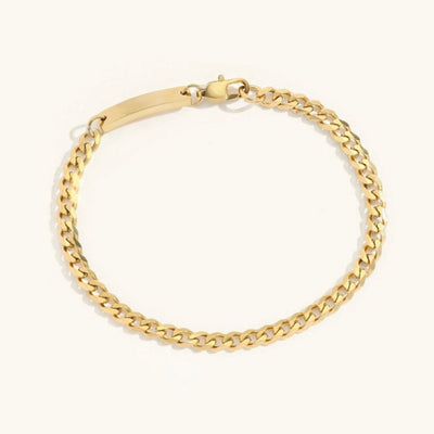 Rosmarin Goldkettenarmband