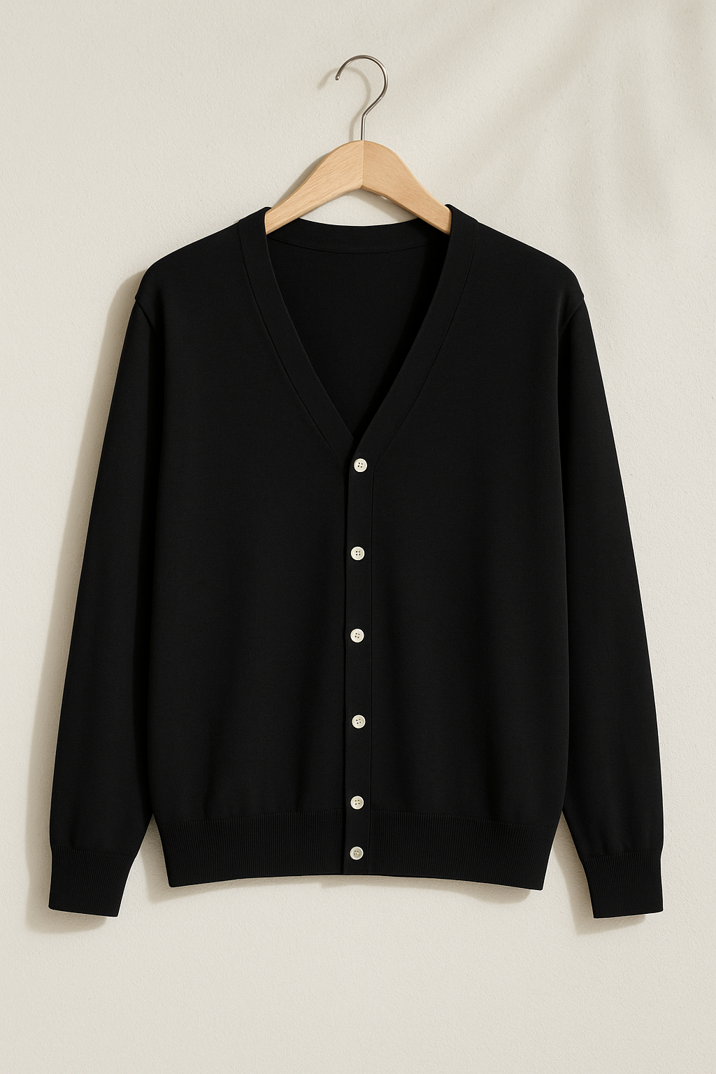 Adam Strickjacke mit V-Ausschnitt und Knöpfen