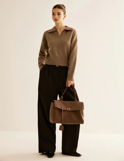 Elegante Umhängetasche mit Klappe