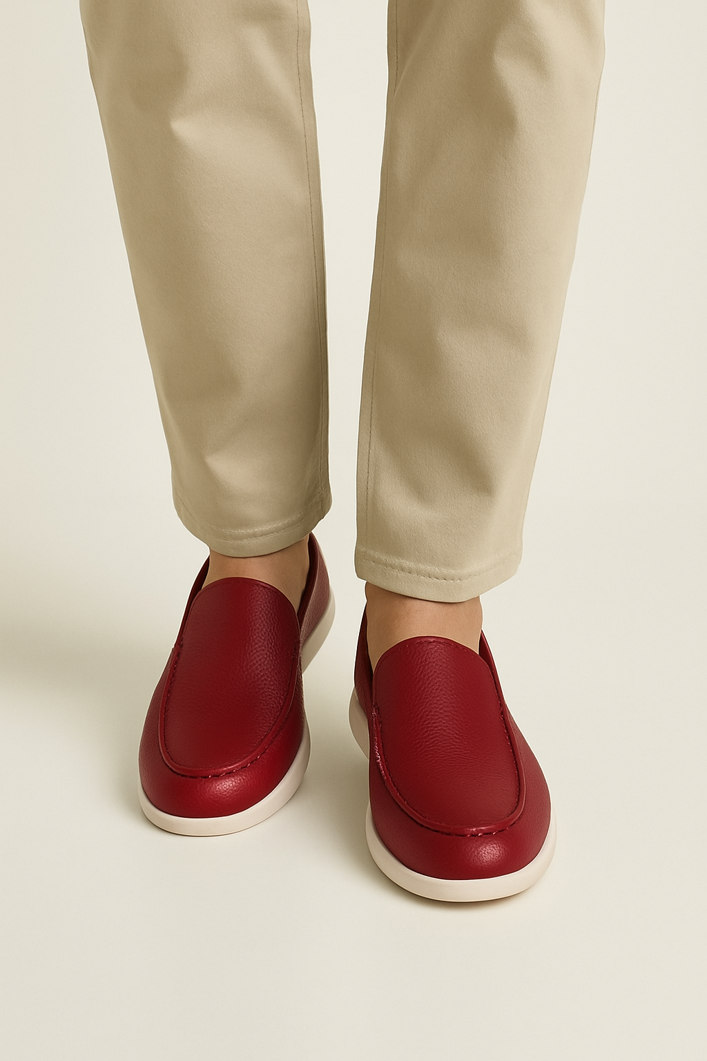 Asher Lederloafer Zweifarbig