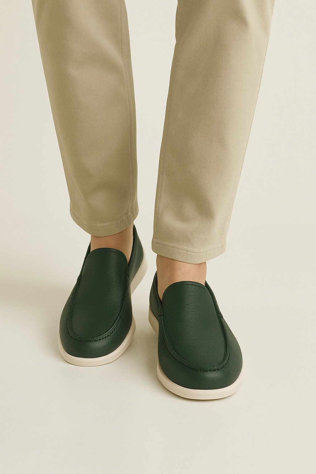 Asher Lederloafer Zweifarbig