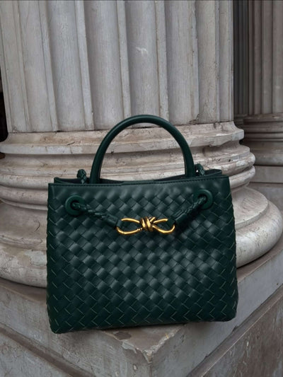 Eloise | Gepolsterte Vegan-Leder Umhängetasche Mit Abnehmbarem Tragegurt, 25x9x19cm