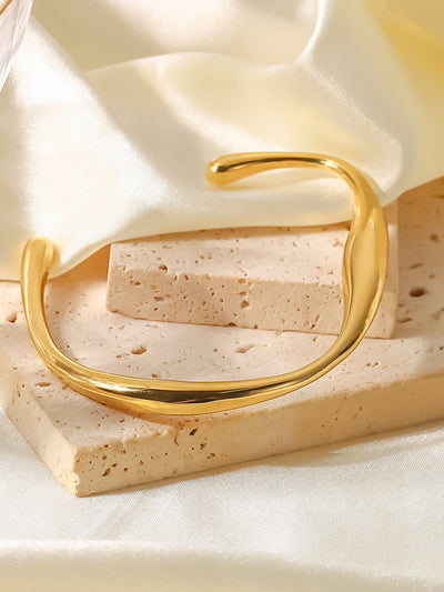 Danna Elegante Armbänder aus Titan-Stahl mit 18k Goldbeschichtung – Zeitloses Design für jeden Anlass