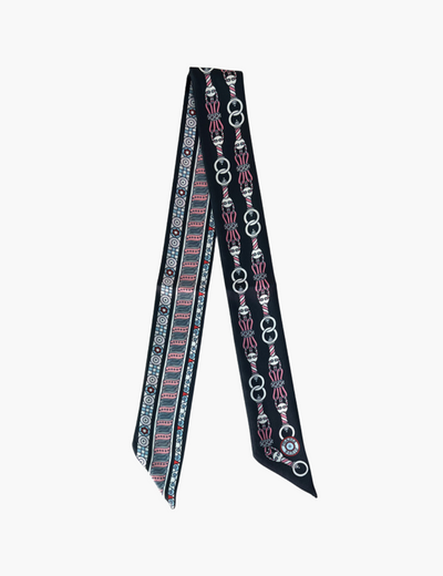 Taschenanhänger – Schleife mit Tuch