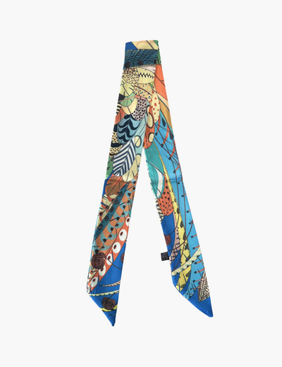 Taschenanhänger – Schleife mit Tuch