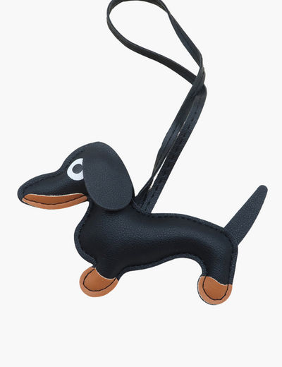 Taschenanhänger – Dackel mit Kordel