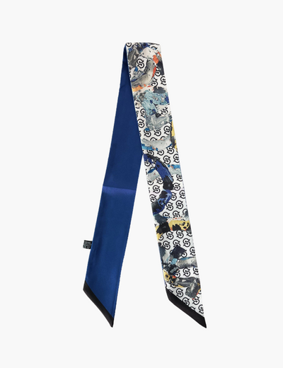 Taschenanhänger – Schleife mit Tuch