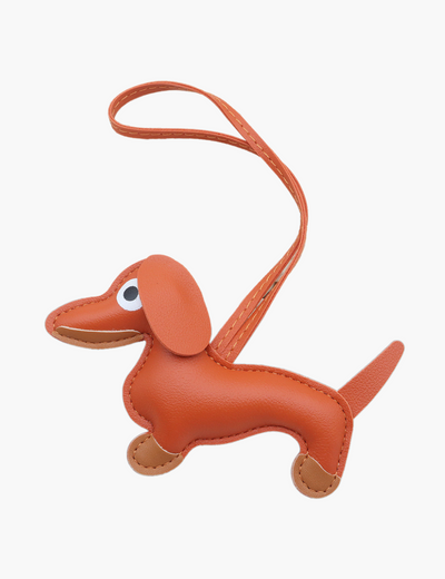 Taschenanhänger – Dackel mit Kordel