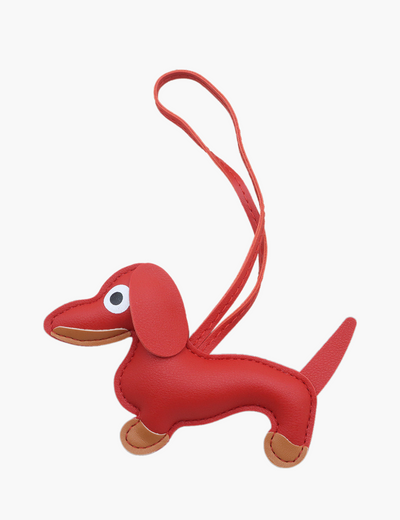 Taschenanhänger – Dackel mit Kordel