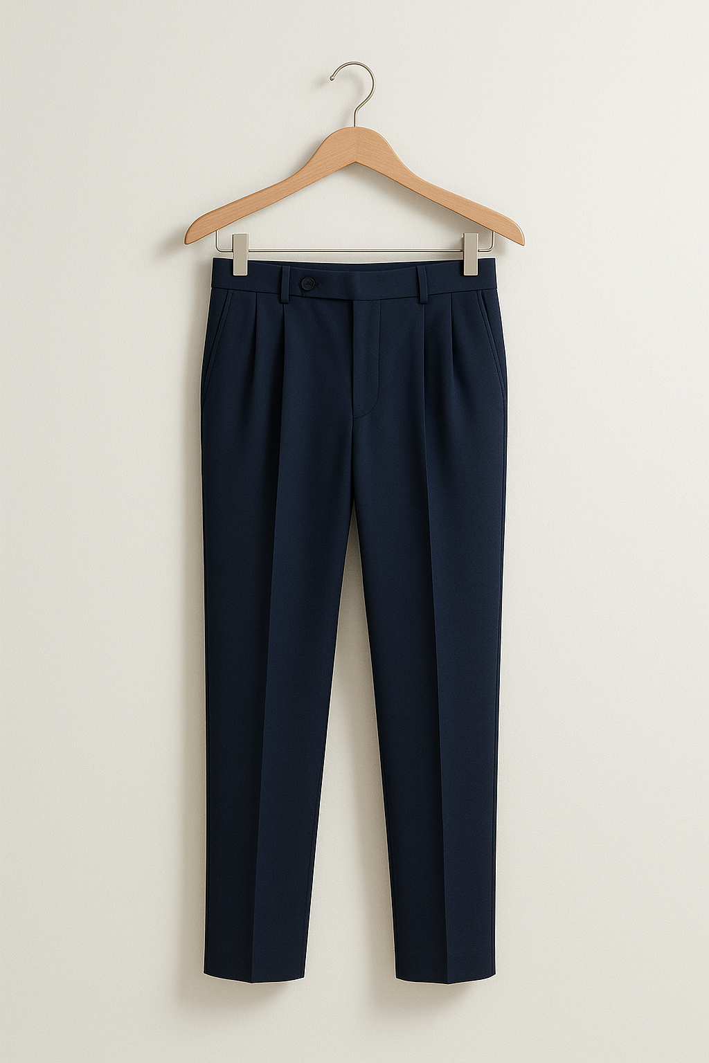 Bastiaen Faltenhose mit hohem Bund