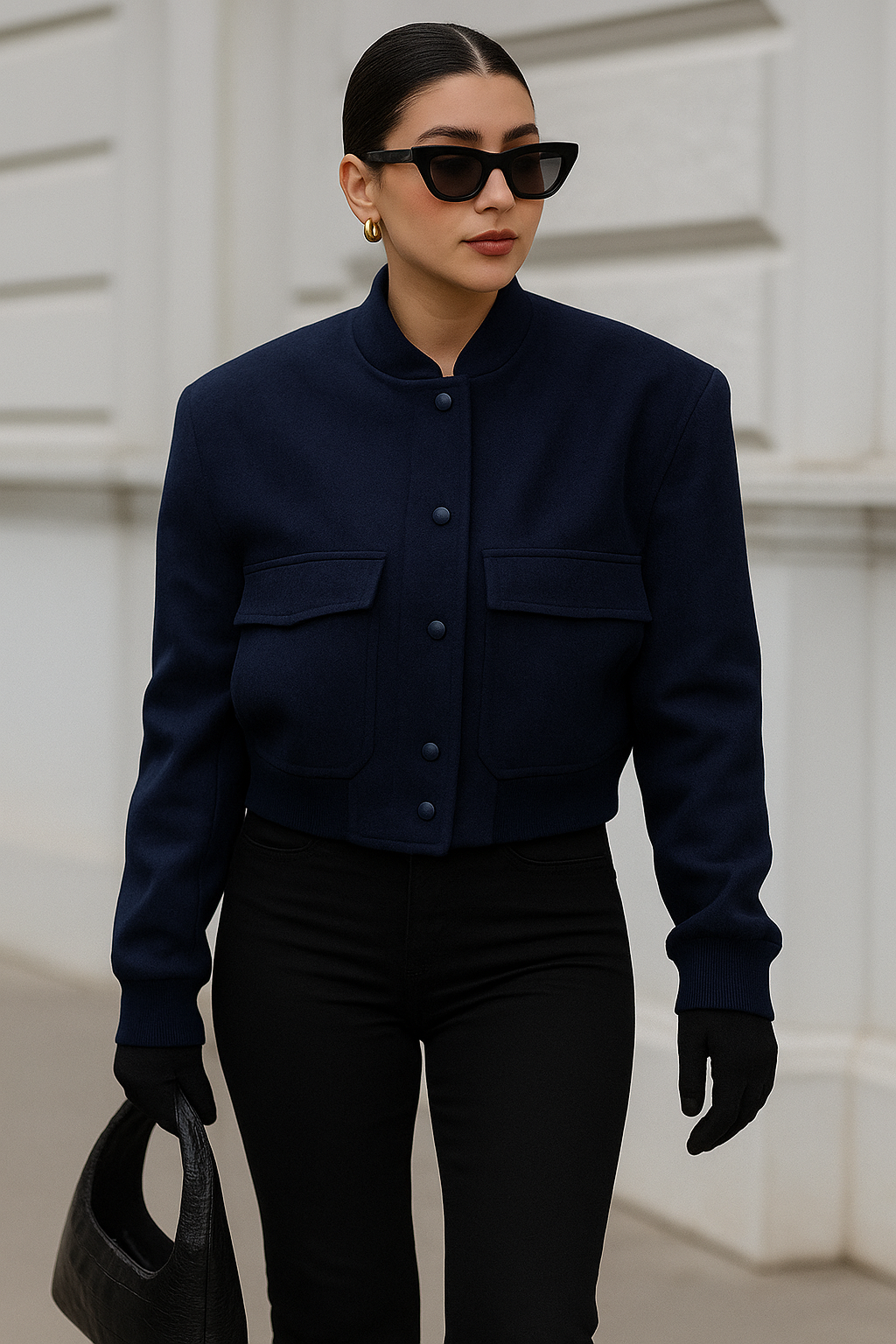 Bettina Blousonjacke Kurz mit Pattentaschen