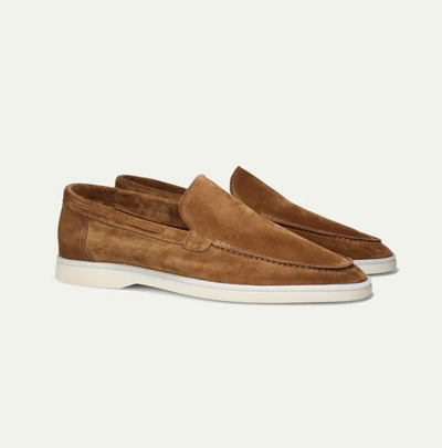 Lorenzo - Zeitlose Herrenloafers aus Wildleder