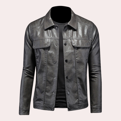 Stylisch - moderne bikerjacke für herren