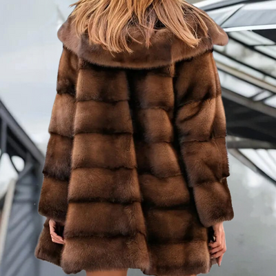 Jacinta - trendige damenjacke mit modischer kapuze
