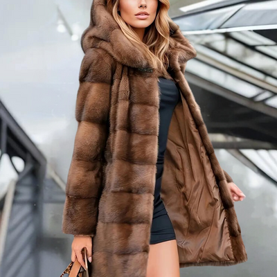Jacinta - trendige damenjacke mit modischer kapuze