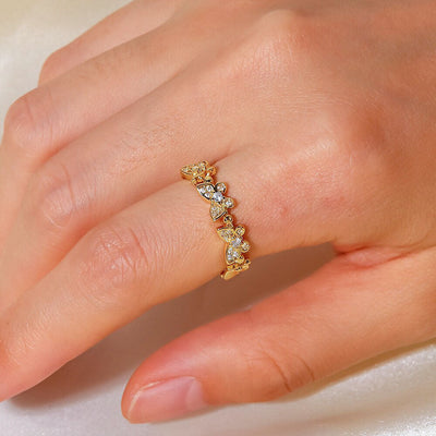 Colleen Schmetterling Gold Ring