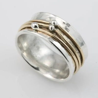 Bianca | Vintage Vergoldeter Silber Ring