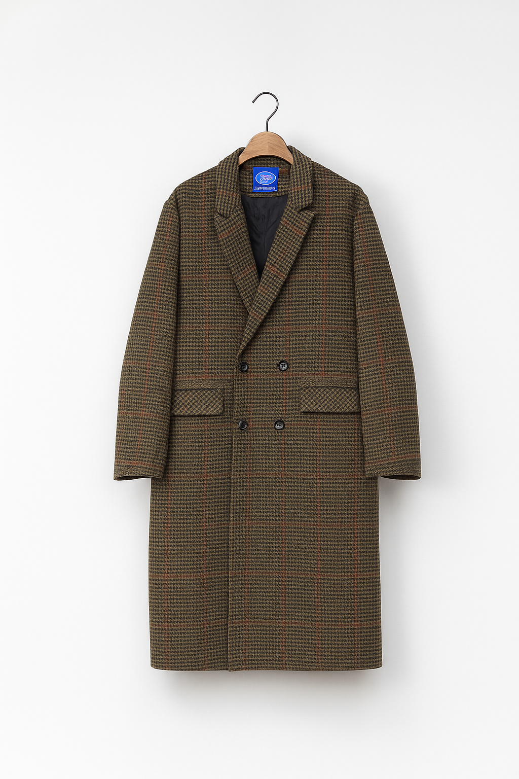 Caleb Mantel kariert Zweireiher