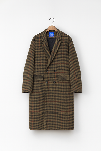 Caleb Mantel kariert Zweireiher