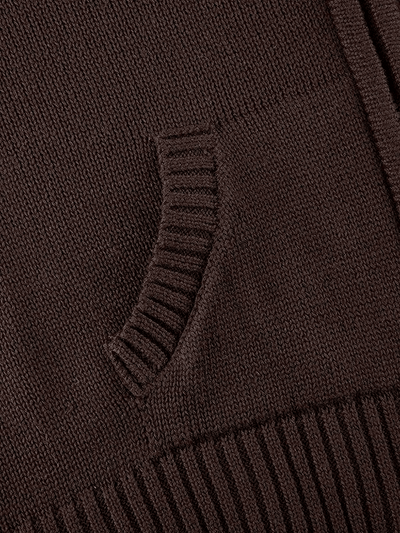 Pailin | Kurzer Strick-Cardigan mit Kapuze Damen