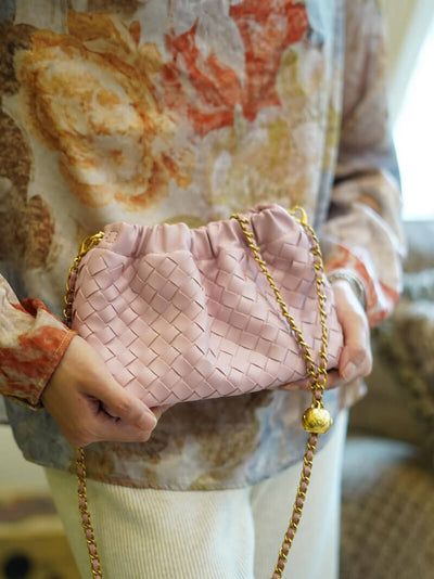 Geflochtene Schultertasche