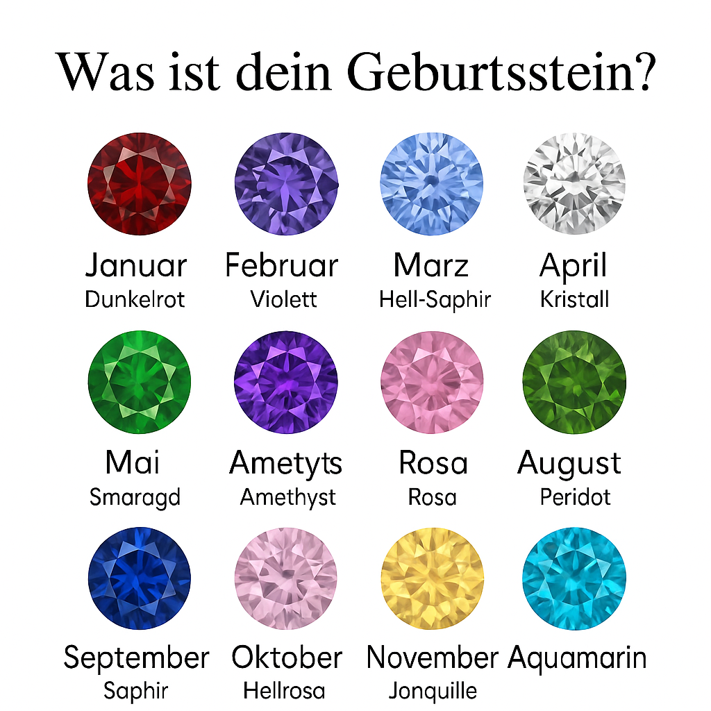 Amelia Geburtsstein-Halskette