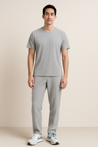 Ethan Plisseehose mit Geradem Schnitt