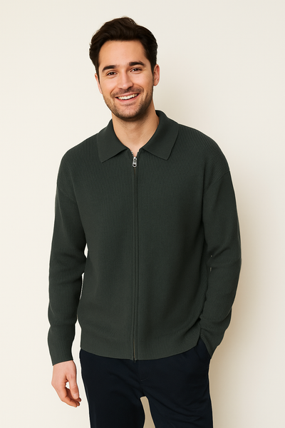 Eli Strickjacke mit Reißverschluss