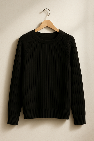 Charles Strickpullover Gerippt Rundhals