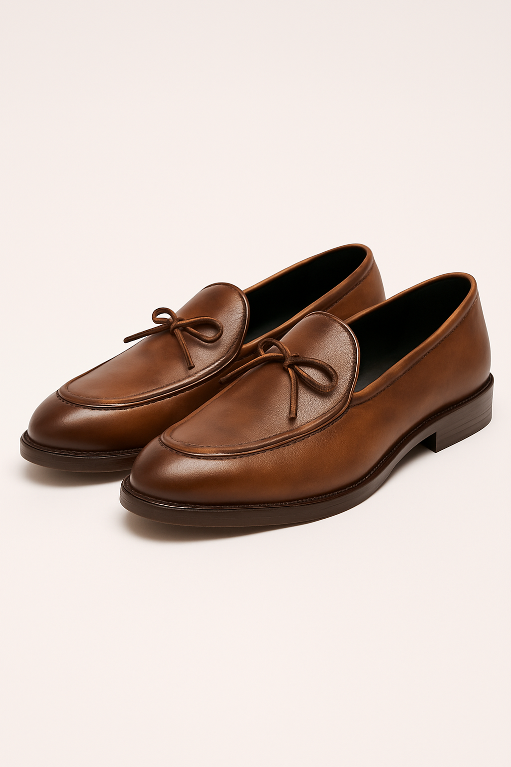Hunter Lederloafer mit Schleife