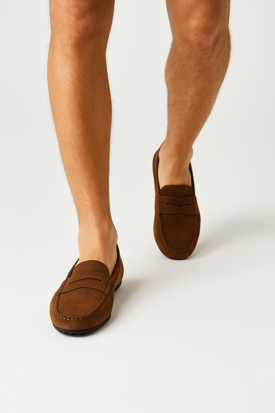 Gustaaf Wildleder Mokassin Loafer