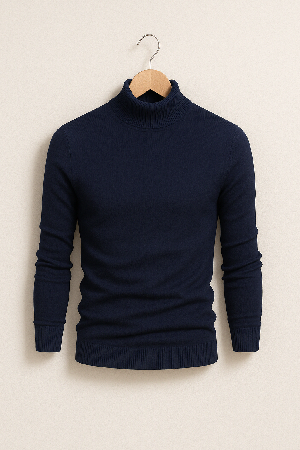 Kasper Rollkragenpullover mit Feinstrick