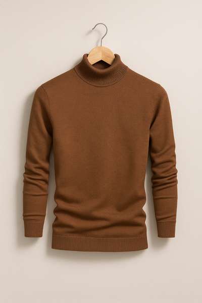 Kasper Rollkragenpullover mit Feinstrick