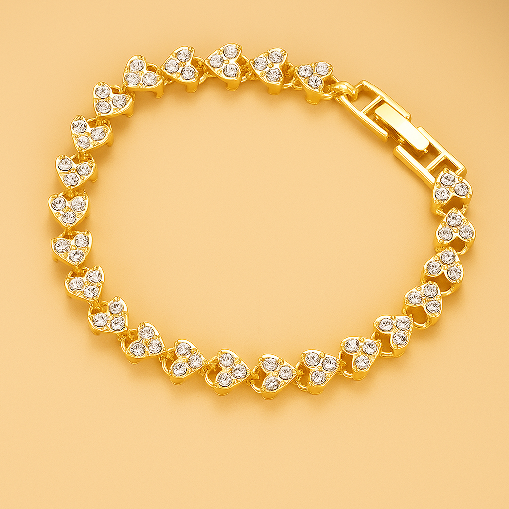 Funkelndes Herzarmband - Romantisches Geschenk für sie